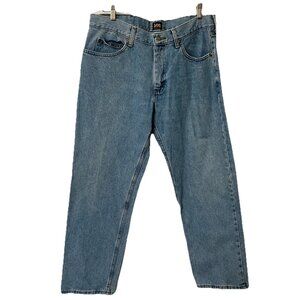 Vintage Lee Jeans Mens 36x29 Blue Denim Straight Leg Western Regular Fit